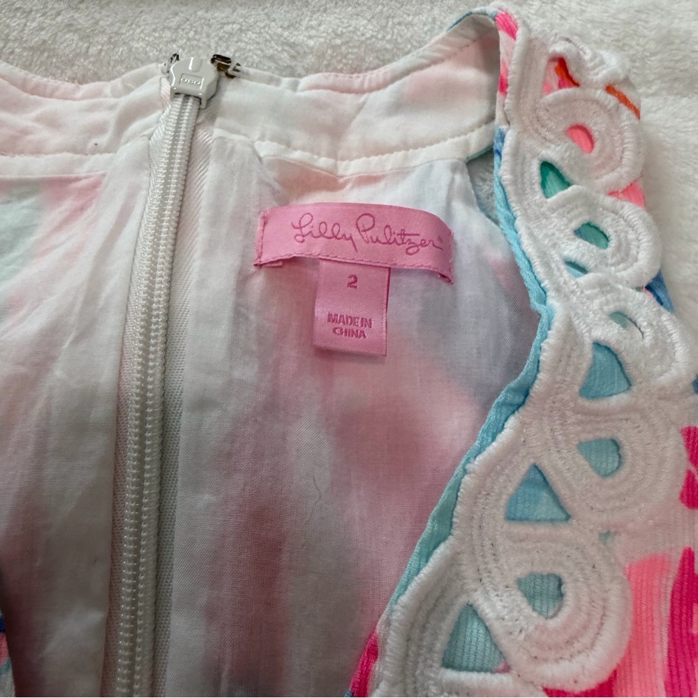 Lilly Pulitzer Lynn Shift Dress in Out to Sea - Picture 2 of 3